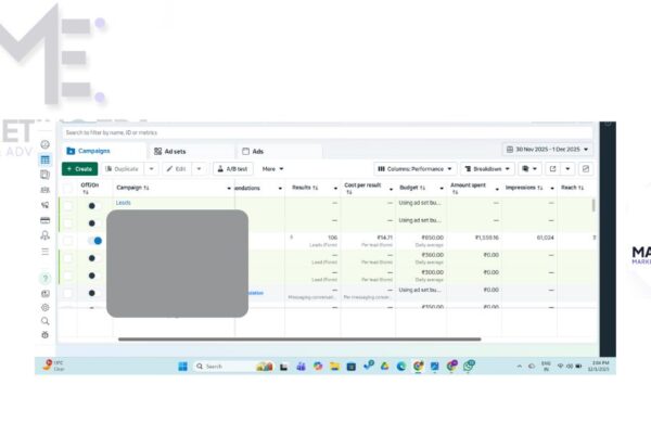 Blue Modern Digital Marketing Agency Facebook Ad